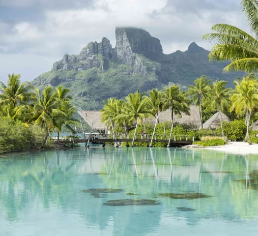 View of Mount Otemanu, Bora Bora © Grégoire Le Bacon